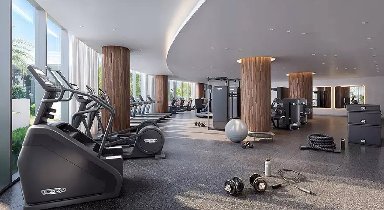 Fitness center with Technogym equipment